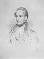 Decimus Burton, lithographie par Maxim Gauci, c.1830-35